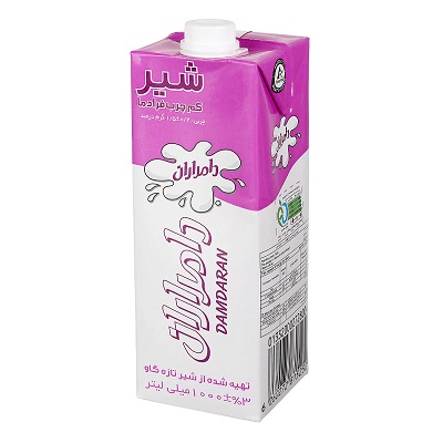 قیمت عمده شیر پاستوریزه 1 لیتری